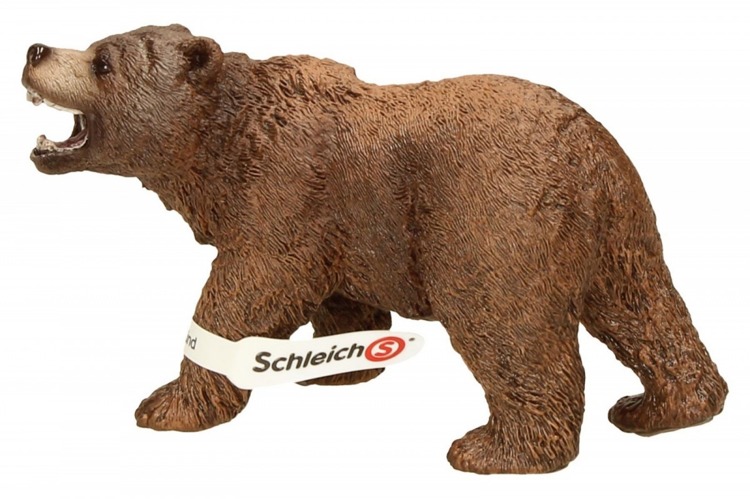 Фигурка - Медведь Гризли, размер 5 х 7 х 11 см.  